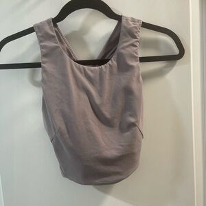 Lululemon Lavender Sleeveless  Sports Bra Very Good Condition